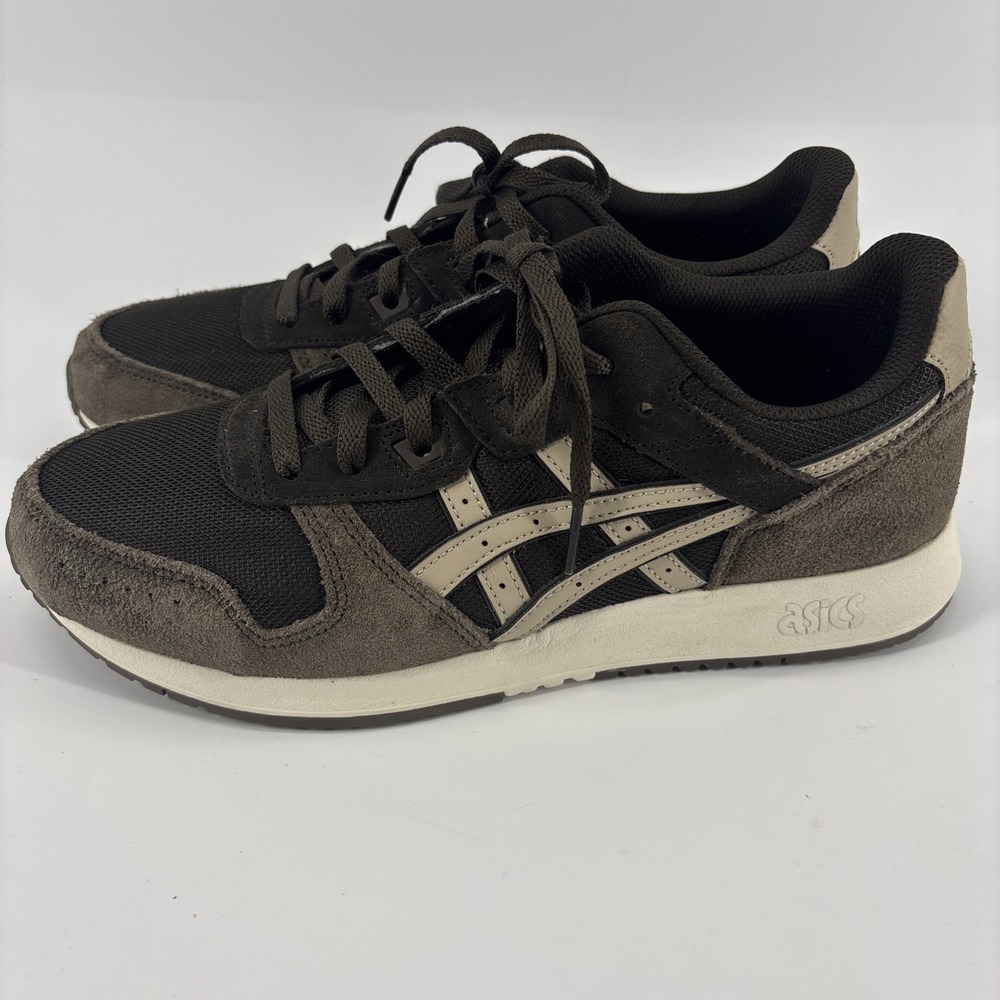 ASICS Lyte Classic Men's Ortholite Sneakers Sz 8.5 Black/Gravel 90's Inspired